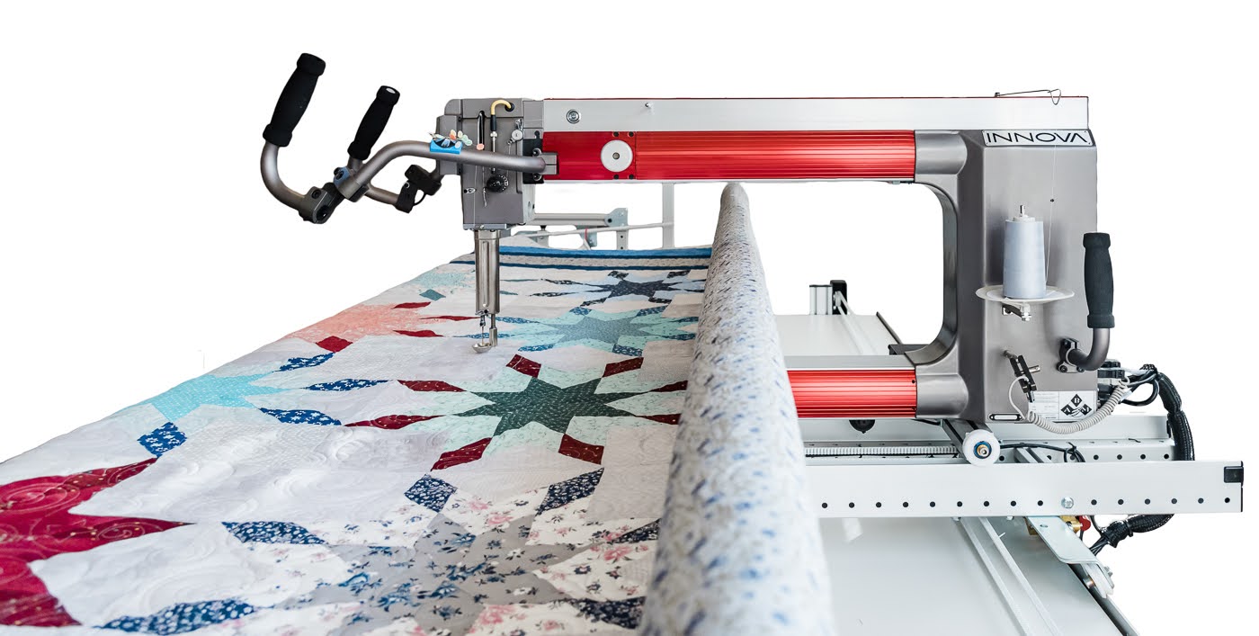 Image of a Longarm Quilting Machine